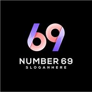 Image result for 69 Number Design