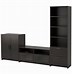 Image result for Bookcase TV Stand Combo