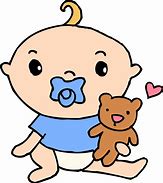 Image result for Baby Cartoon with Pacifier