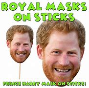 Image result for Prince Harry Mask with Beard