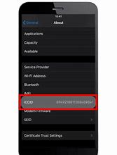 Image result for How to Find Iccid On iPhone