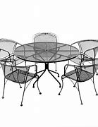 Image result for Black Wrought Iron Patio Furniture