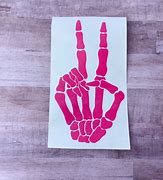 Image result for Pink Skeleton Peace Sign