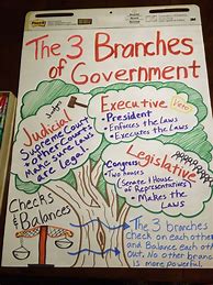 Image result for Three Branches of Government Anchor Chart