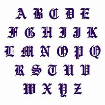 Image result for Alphabet Clip Art Old English