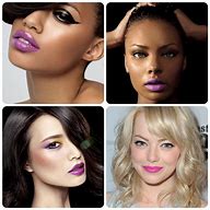 Image result for Purple Lipstick