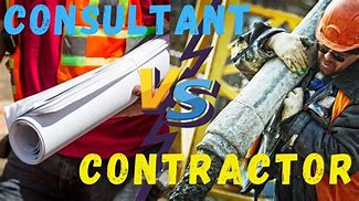Image result for Construction Worker vs Contractor