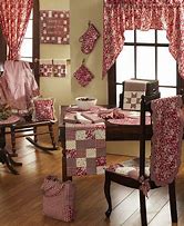 Image result for Red and White Country Kitchen Curtains