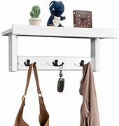 Image result for Double Coat Hooks Wall Mounted