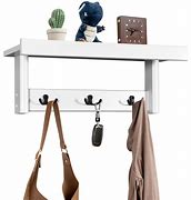 Image result for Coat Rack with Shelf