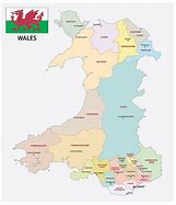 Image result for Detailed Wales Map Print