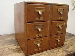 Image result for Old Library Card File Cabinet