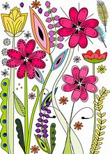 Image result for Free Printable Colored Flowers