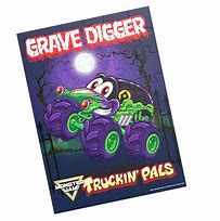 Image result for 24 PC Puzzle Monster Jam Truckin Pals Alien Invasion