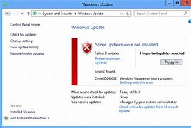 Image result for Windows 8 Update Failed