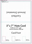 Image result for 5X7 Card Template Word