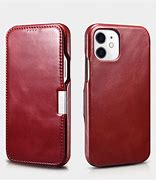 Image result for Brown Leather iPhone 12 Mini Case