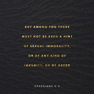 Image result for Ephesians 5:3-4