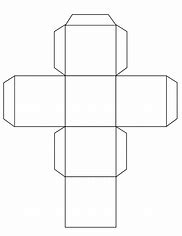 Image result for Cube Outline Printable