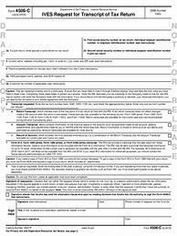 Image result for Form 4506 Example