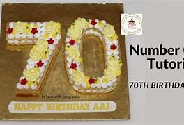 Image result for Number 70 Cake