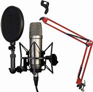 Image result for Microphone Condense with Stand