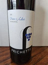 Image result for Frichette Petit Verdot Red Mountain