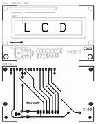 Image result for 16X2 LCD Schematic