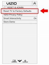 Image result for Factory Reset TV