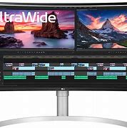 Image result for LG 3/4 Inch Curved Monitor