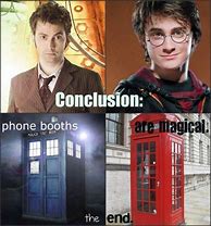 Image result for Doctor Who Harry Potter Crossover Memes