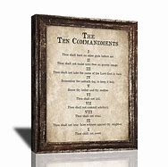 Image result for 10 Commandments Art