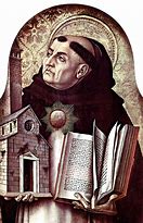 Image result for Depictions of St. Thomas Aquinas