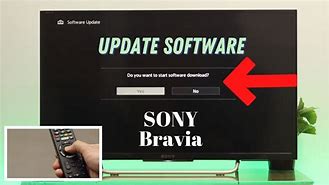 Image result for Sony TV Update Software One Line
