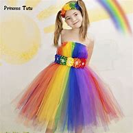 Image result for Rainbow Princess Costume