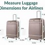 Image result for Linear Centimeters Luggage