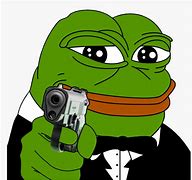Image result for Pepe Gun. Emoji