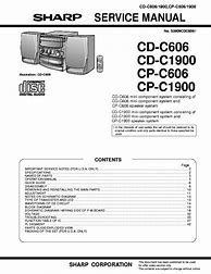 Image result for Sharp CD Dk890 User Manual