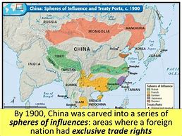 Image result for Spheres of Influence China Imperialism Map