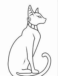 Image result for How to Draw an Egyptian Cat
