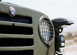 Image result for alfa romeo army car