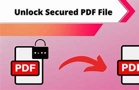 Image result for Secured PDF File Unlock