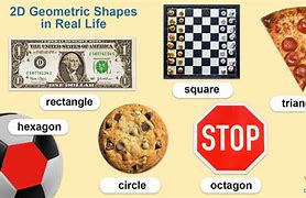 Image result for Real Life 2D Shapes