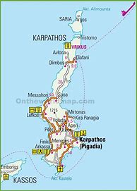 Image result for Karpathos Tourist Map
