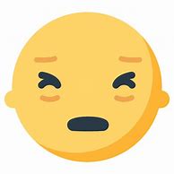Image result for Persevering Face Emoji