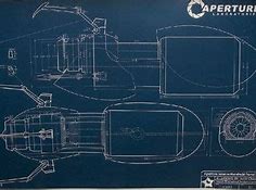 Image result for Portal 2 Gun Blueprint