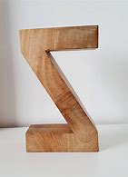 Image result for Wooden Letter Z