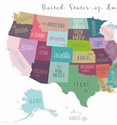 Image result for USA Map with Capitals for Kids