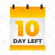 Image result for 10 Days to Go PNG