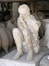 Image result for Pompeii Statues of People Hollow